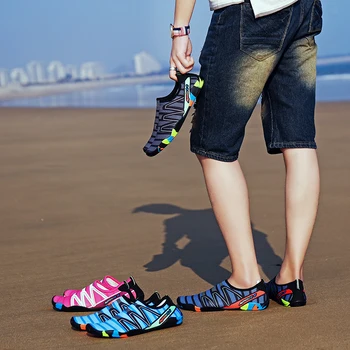 Antideslizante transpirable de agua de los deportes de las mujeres de los hombres de buceo calcetines calcetines de neopreno de natación de la playa de arena calcetines Zapatos zapatos de Buceo