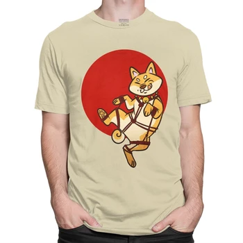 Divertido Shibari Inu T-shirt para los Hombres de Manga Corta de Verano Camisa de Perro Shiba BDSM Camiseta de Algodón Kawaii Dulce de dibujos animados Camiseta Tops Idea de Regalo