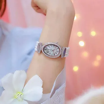 Relogio feminino 2019 parte Superior de la Marca de las Mujeres Relojes de Lujo Elegante Vestido de Relojes de las Señoras reloj de Pulsera de la Perla zegarek meski
