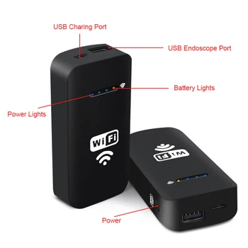 Wireless Wifi Box Para Android USB de la Cámara-Endoscopio USB Serpiente Cámara de Inspección de Apoyo IOS Android en PC WiFi Endoscopio