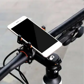 1 pc de la Aleación de Aluminio del Teléfono Móvil Anti-Slip Titular de Montaje del Soporte de Montaje Clip Soporte para Motocicleta Bicicleta MTB