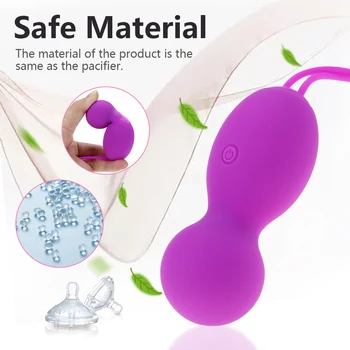10 Velocidades YOUAI Vibrador de la APLICACIÓN Bluetooth Kegal Bola de Control Remoto Inalámbrico del G-punto del Huevo Vibrador Consolador Adulta de los Juguetes Sexuales para Mujeres