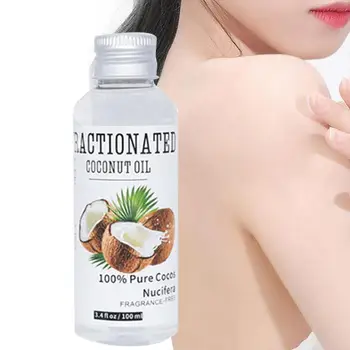 100 ml de Aceite Esencial Orgánico Natural Puro Masaje de Aceite de Coco Guasha Aceites Esenciales de Cara de Cuerpo Cuidado de la Piel Hidratante