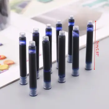 100pcs Jinhao Universal Borrable Azul Pluma bolsa de la Tinta de los Cartuchos de 3,4 mm de Recargas de la Escuela de artículos de Oficina