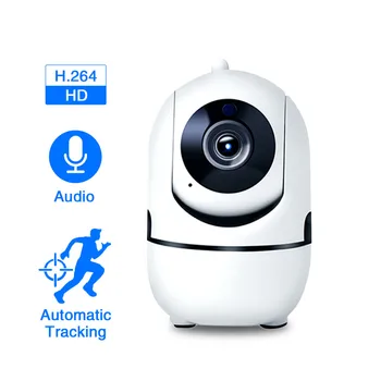 1080P Cámara IP Inalámbrica de Wifi Smart Auto de Seguimiento de la Vigilancia de Seguridad en el Hogar Inteligente de Alarma CCTV de la Red de Interior de la Cámara del Monitor del Bebé