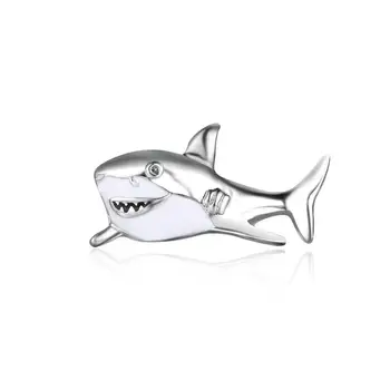 10pcs Tiburón flotante encantos para Vivir relicario de cristal