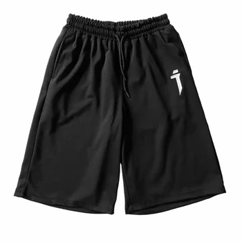 11 BYBB OSCURO Techwear Impresión de Estilo Hip Hop Pantalones de los Hombres de Verano de 2020 Streetwear Carga Suelta pantalones Cortos de Algodón Jogger Streetpants Negro