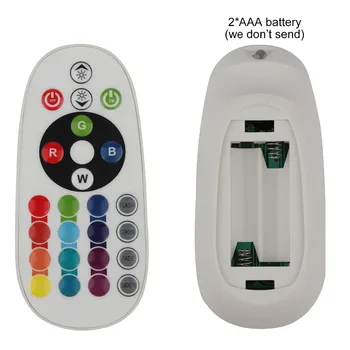 110V 220V RGB Controlador de Wifi de la Tira del LED Controlador de Bluetooth 24key IR Remote APP de Control para RGB 5050 LED Tira de Wifi de Control