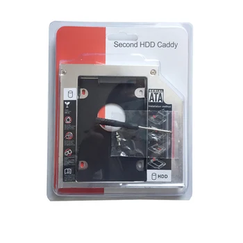 12.7 MM 2º HD HDD SSD Carrito de Disco Duro De Toshiba Satellite L630 L635 L650 L655 L670 L670D (Don unidad Óptica bisel)