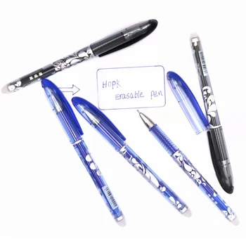 12pcs/caja de Lujo Bolígrafo Borrable Conjunto de 0.5 mm Azul Negro Tinta de Bolígrafo para útiles Escolares Estudiante Examen Escrito de Papelería, Bolígrafos