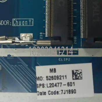 15-DB 15T-DB000 placa madre Placa base Para portátil HP L20664-601 EPV51 LA-G076P CPU:R5-2500 DDR4 de prueba OK