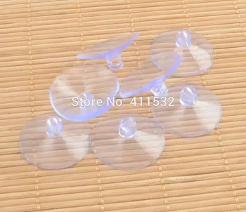 170pcs/lote de 3 cm de Plástico de Goma Ventosa de coche de la boda carro globo de decoración de vidrio transparente de plástico tonto tazas NL684