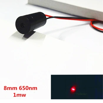 1mw 650nm Láser Rojo del Módulo de 8 mm de Láser de Baja Potencia Láser Rojo del Módulo