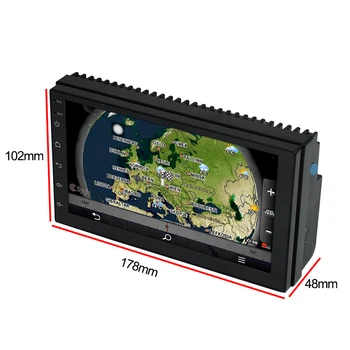 2 Din para Radio de Coche GPS Android 8.0 Universal Multimedia Reproductor de Vídeo 7