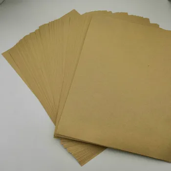 20 Hojas/paquete A4 Mate del Papel de Kraft para el Láser, Impresoras de inyección de tinta de Auto-adhesivo de la Etiqueta de la Copiadora de Manualidades de Cartón de Color de la etiqueta Engomada de la etiqueta Engomada