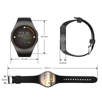 2019 Frecuencia Cardíaca Compatible con IOS y Android Soporte SIM de la Tarjeta del TF de Pantalla Completa Smartwatch Nuevo Estilo de Bluetooth Smart Watch