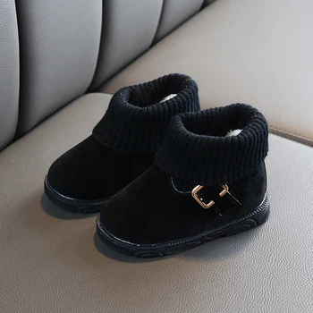 2019 Invierno De Bebé De Moda Botas De Nieve Bebé Niños Niñas Zapatos De Bebé Niño Caliente Botas Zapatos Para Niñas Niños Botas De Nieve Zapatos De Algodón