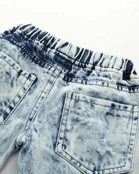 2020 Caída de las Niñas' Ripped Jeans de Moda Niños Rotos Agujero Pantalones de la Ropa de los Niños