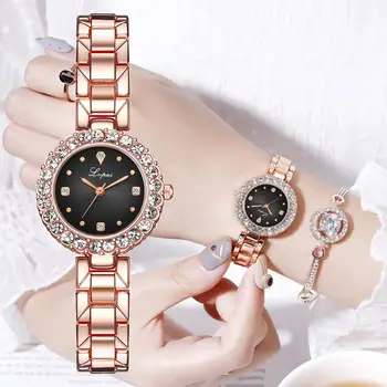 2020 De La Moda Nueva Mujer Elegante Relojes De La Marca Superior Simple Reloj De Señoras De La Muchacha Del Reloj Exquisito Rhinestone Relogio Feminino