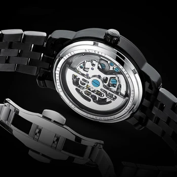 2020 diseño diseño Original reloj tourbillon automático de pulsera relojes de los hombres relojes homme mecánico de Cuero de piloto buzo Esqueleto