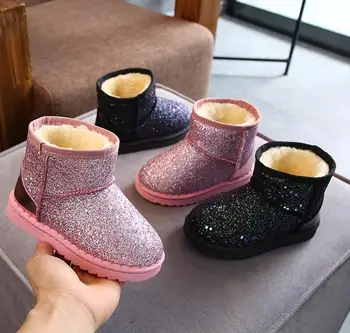 2020 invierno niño, botas para la nieve de mujer hombre martin botas de cuero de moda las botas de bebé de algodón acolchado zapatos de deporte de envío gratis