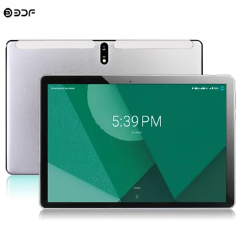 2020 Nuevas 10.1 pulgadas Tablet Pc Octa Core Android 9.0 Google Play 4G LTE Tabletas de WiFi GPS 2.5 D 1280x800 Vidrio Templado de 10 pulgadas Ficha