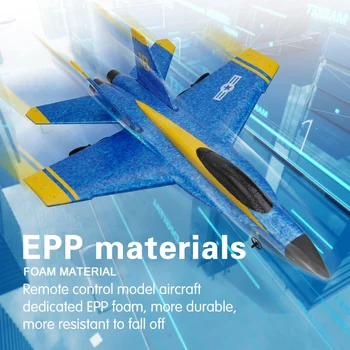 2020 nuevo plano del rc del rtf avión modelo de planeador eléctrico de espuma de ala fija de espuma EPP control remoto fighte niños regalo de educación de juguete