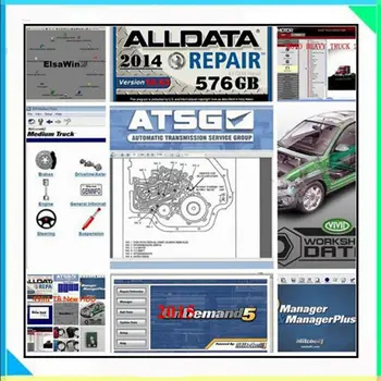2020auto Alldata 10.53 alldata Software de mitchel.l auto software de reparación de vivid workshop atsg2017 elsawin6.0 49in1tbhdd usb3.0