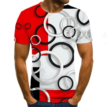2021 camiseta de Verano los Hombres de la Calle O de Cuello de Manga Corta Camisetas Tops de Estilo Punk Masculina Ropa Casual 3D de Impresión de la Camiseta de la