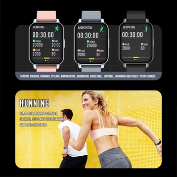 2021 Nueva P3 Reloj Inteligente Impermeable de la Aptitud del Deporte monitor de Ritmo Cardíaco Llamada/Mensaje de Recordatorio Smartwatch de las Mujeres de los Hombres Para Android iOS