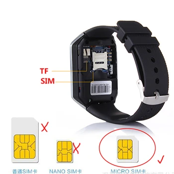 2021 Nuevo Digital de la Pantalla Táctil Smartwatch DZ09 P18 Con Cámara Bluetooth reloj de Pulsera de la Tarjeta SIM Para Ios, Android Teléfonos Pulsera