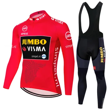 2021 Pro Equipo JUMBO VISMA ciclismo jersey de los Hombres de verano de la primavera de ciclismo ropa 20D bicicleta Traje al aire libre los pantalones de Bicicleta