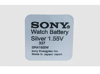 20pcs/lot Sony Original 1.55 V 337 SR416SW LR416 de Plata Óxido de la Batería de un Reloj Único grano de embalaje fabricados EN JAPÓN 0%Hg