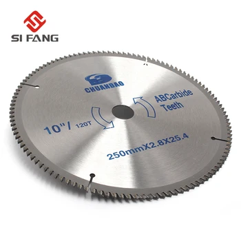 250 mm/300 mm/350/400 mm Hoja de Sierra Circular de Madera Cuting Disco de Aleación de Disco de Corte Para Madera y Aluminio (puede cortar Aluminio）