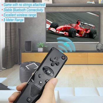 2in1 Controlador Remoto Inalámbrico Para Diferentes Para Wii Nunchuck Con Motion Plus Gamepad Para Wii Remoto Controle Joystick Joypad