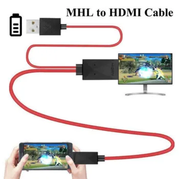 2M MHL Micro USB A HDMI compatible con 1080p TV por Cable AV Adaptador Convertidor Para Teléfonos Móviles Android Tablets HDTV