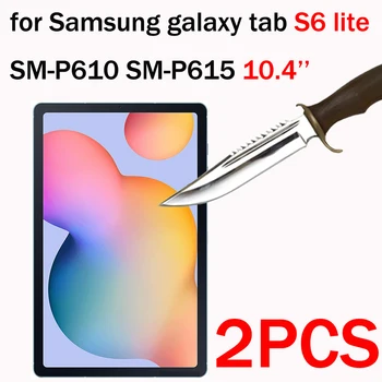 2PCS de Vidrio Templado Protector de Pantalla para Samung Galaxy Tab S2 S3 S4 S5e S6 Lite 8.0 9.7 10.4 10.5 T860 T720 T830 T820 P610