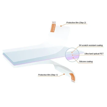 2x Clear LCD Protector de Pantalla Cubierta de protección para Kobo Forma de 8 pulgadas Escudo Anti-Arañazos Película la Piel Accesorios