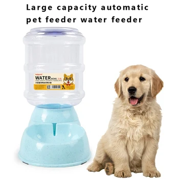 3.8 L Alimentador Automático De Mascotas Perro Gato Bebiendo Agua De La Taza Bebedero De Plástico De Alimentación Del Gato De Gran Capacidad Dispensador De Mascota Gato Perro