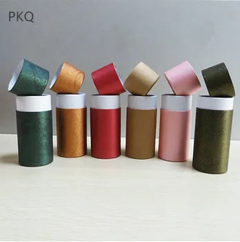 30pcs Kraft de Papel de Embalaje de Tubo Redondo de Pequeñas Cajas de Cartón Vidrio Frasco Gotero Caja redonda de color Marrón Caja del Tubo