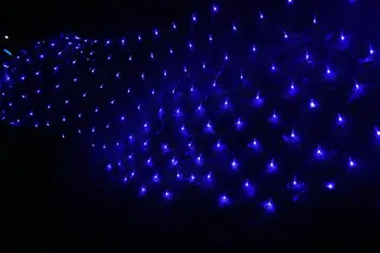 4.5mx1.5m 300LED de Malla de Hadas de la web de la Cadena de Luz brillo de la lámpara de Navidad de Navidad de la Boda Garland Parte del Árbol de la Decoración de 4 colores opcionales
