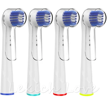 4 piezas de Cabezas de Cepillo de dientes de Oral B Cepillo de dientes Eléctrico con 4 Pcs Cabeza de Cepillo de dientes Cubre Ajuste para Oral B Precision Clean Toothbrus