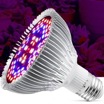 40/78/120 perlas E27/E14/E26/B22/GU10 LED Fito Lámpara de Espectro Completo LED Crecen la Luz de las Bombillas de la Lámpara Para la Siembra de Plantas