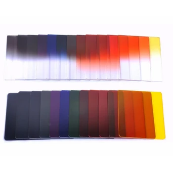 42in1 DSLR Conjunto del Filtro de Cámara Filtro Kit Completo de Color de Degradado Cuadrado de Filtro ND 24 ColorsGradient Cuadrado de Color de Traje para la Cámara RÉFLEX digital