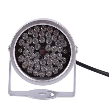48IR Luz LED Iluminador de INFRARROJOS de la Lámpara Infrarroja de la Cámara de la Visión Nocturna del Metal de la prenda Impermeable del CCTV de Luz de Relleno para CCTV Cámara de Vigilancia