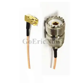 4pcs Coaxial RF de Antena RP-SMA/SMA Macho/Hembra UHF SO239 (PL259) para RG316 Conector del Cable de 10 cm 15 cm 20 CM