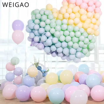 50pcs arco iris de Color de los Globos de Látex de Aire del Globo de cumpleaños de la Boda decoraciones de fiesta de los niños globos baby shower parte de la decoración suministros