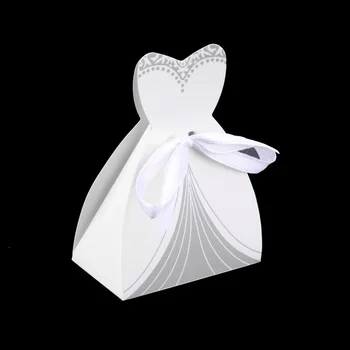 50pcs de la Boda decoración de la novia, el novio de candy cajas Favor de la Boda y regalos de papel mariage boda de la Boda Decoración de la bomboniere