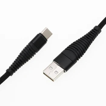 50pcs/lot USB Tipo C Cable Para Xiaomi Mi 8 SE Mi5 Mi6 1M/2M/3M Hi-Resistencia 2A Trenzado Tipo C Cable de carga Para Samsung S8 S9 Cabo