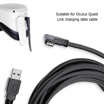 5M de la Línea de Datos Cable de Carga para el Oculus Quest 2 Enlace VR Headset USB 3.0 Tipo C de Transferencia de Datos USB-a y Tipo-C Cable de VR Accesorios